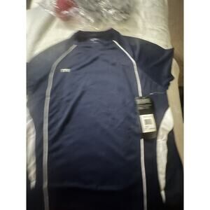 TYR Female Tech Polo -Navy Blue. Size XL